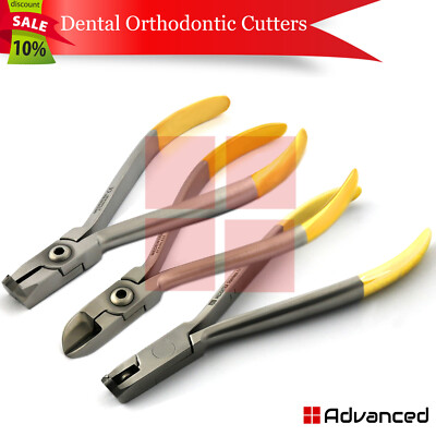Ortho Dental Arch Wire Cutters Flush Cut Distal End Hard Wire Cutters TC Tips