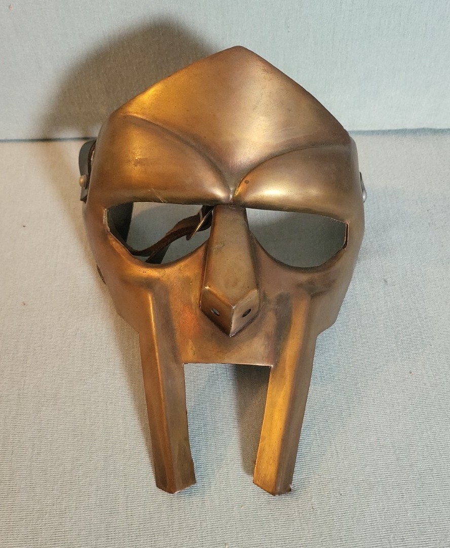 2 Mask MF Doom Daniel Dumile memorable face mask Gold Gladiator
