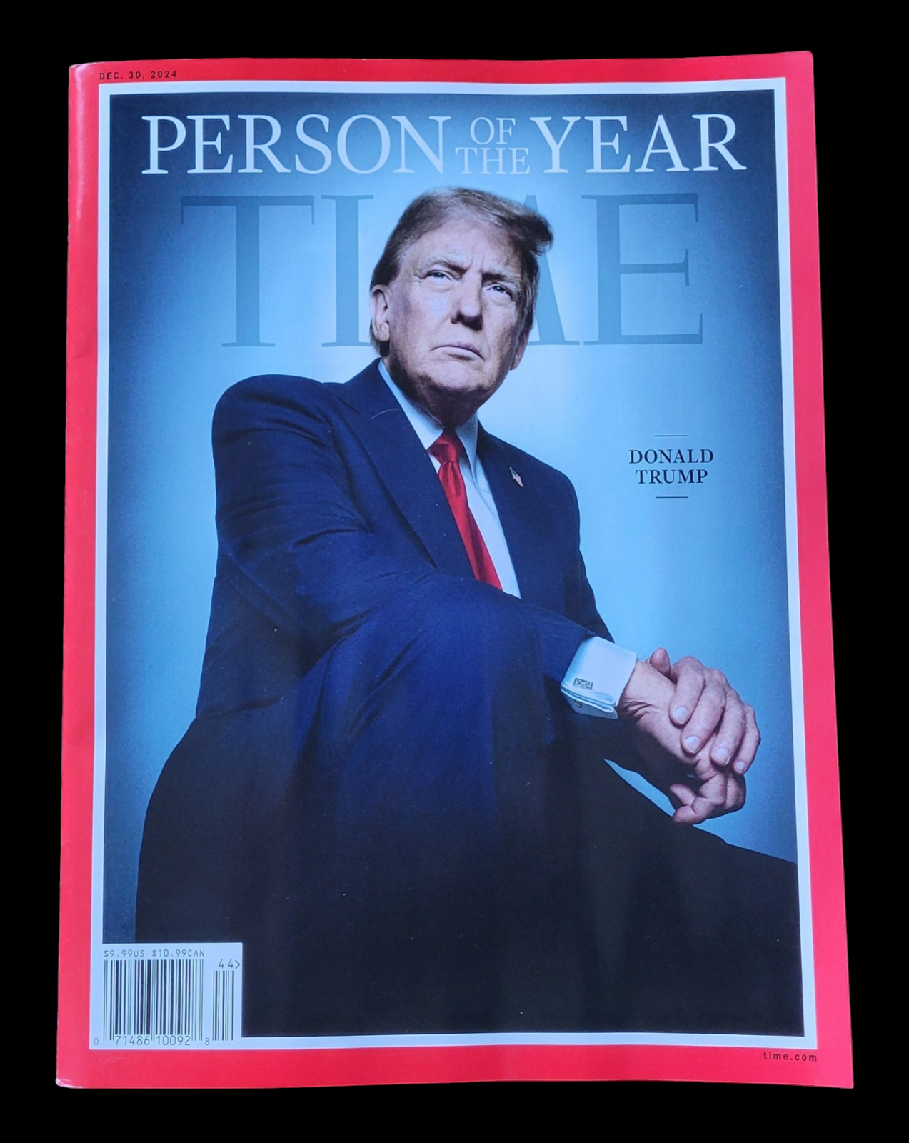 DONALD TRUMP Time Mag Dec 30, 2024 PERSON OF THE YEAR Caitlin Clark - IN STOCK!