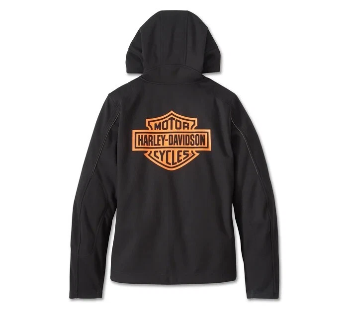 Harley Davidson Women's Deflector 2.0 Hooded Riding Fleece 98198-24VW - Image 2 of 4