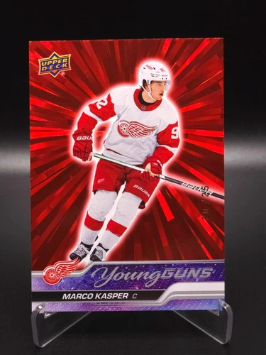 Marco Kasper 2023-24 Upper Deck Series 1 Young Guns Outburst Red #241 RC #20/25