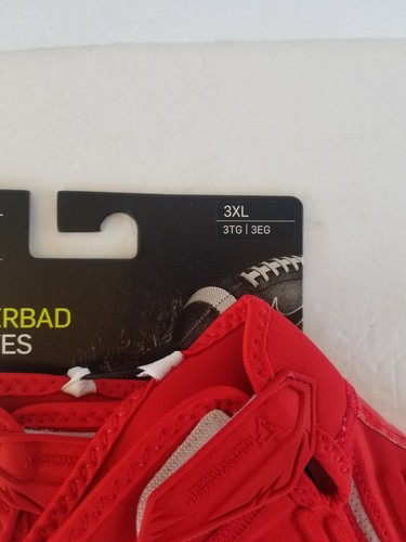 NIKE SUPERBAD 6.0 ADULT PADDED FOOTBALL GLOVES, NFL TEAM ISSUED, DX4520, 3XL - Picture 3 of 5