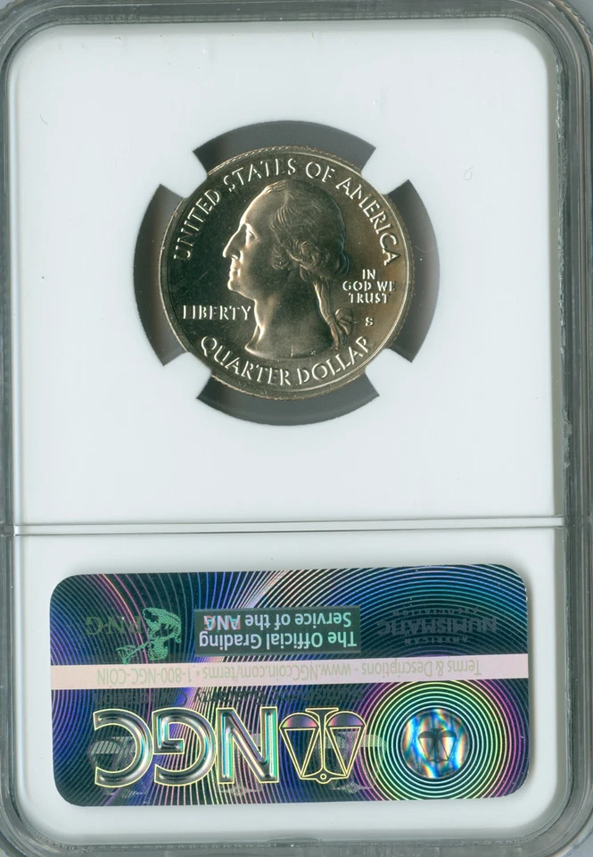 2015 S HOMESTEAD QUARTER NGC MS67 PQ 2ND FINEST GRADE & SPOTLESS . - Image 2 of 2
