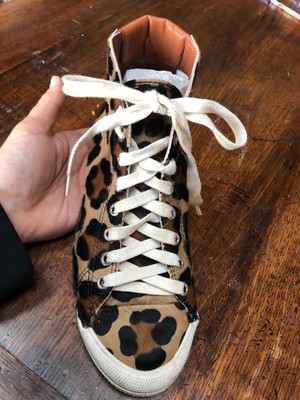 leopard print high tops