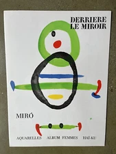 1967 Derriere Le Miroir Miro #169 Maeght Lithograph Art Free Shipping