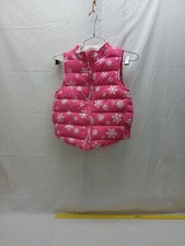 Gymboree girls Size M 7-8 Quilted Zippered Puffer Vest Pink