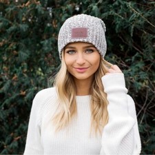 Love Your Melon Marbled Winter Beanie Hat