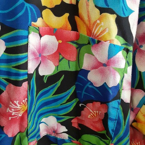 California Connection Inc. Gr.20/40 Vintage Hawaiian, Magnum Top Vibrant Floral - Bild 5 von 6