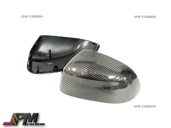 Cubierta de espejo retrovisor lateral de fibra de carbono de repuesto (izquierda y derecha) para BMW 2015+ F25 X3 Foto 2 de 2