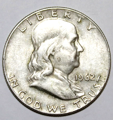 1962-D Franklin Half Dollar - Extra Fine - #0382EB