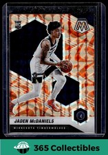 2020-21 Mosaic Jaden McDaniels Mosaic Reactive Orange Minnesota Timberwolves