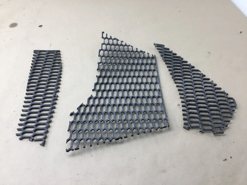 Juego de 3 paneles de ajuste de cubierta de rejilla delantera derecha Lotus Evora S 2014 10-14;:O Foto 2 de 4