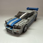 Lego Speed Champions 2 Fast 2 Furious Nissan Skyline GT-R w/ Minifig