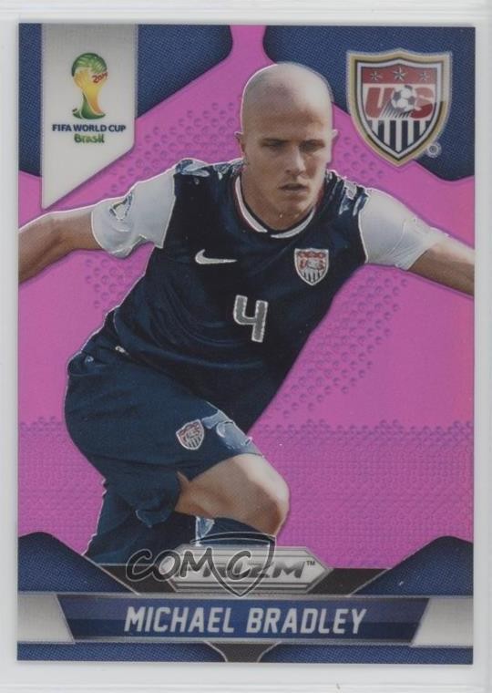 2014 Panini Prizm World Cup Purple Prizm /99 Michael Bradley #68 8we
