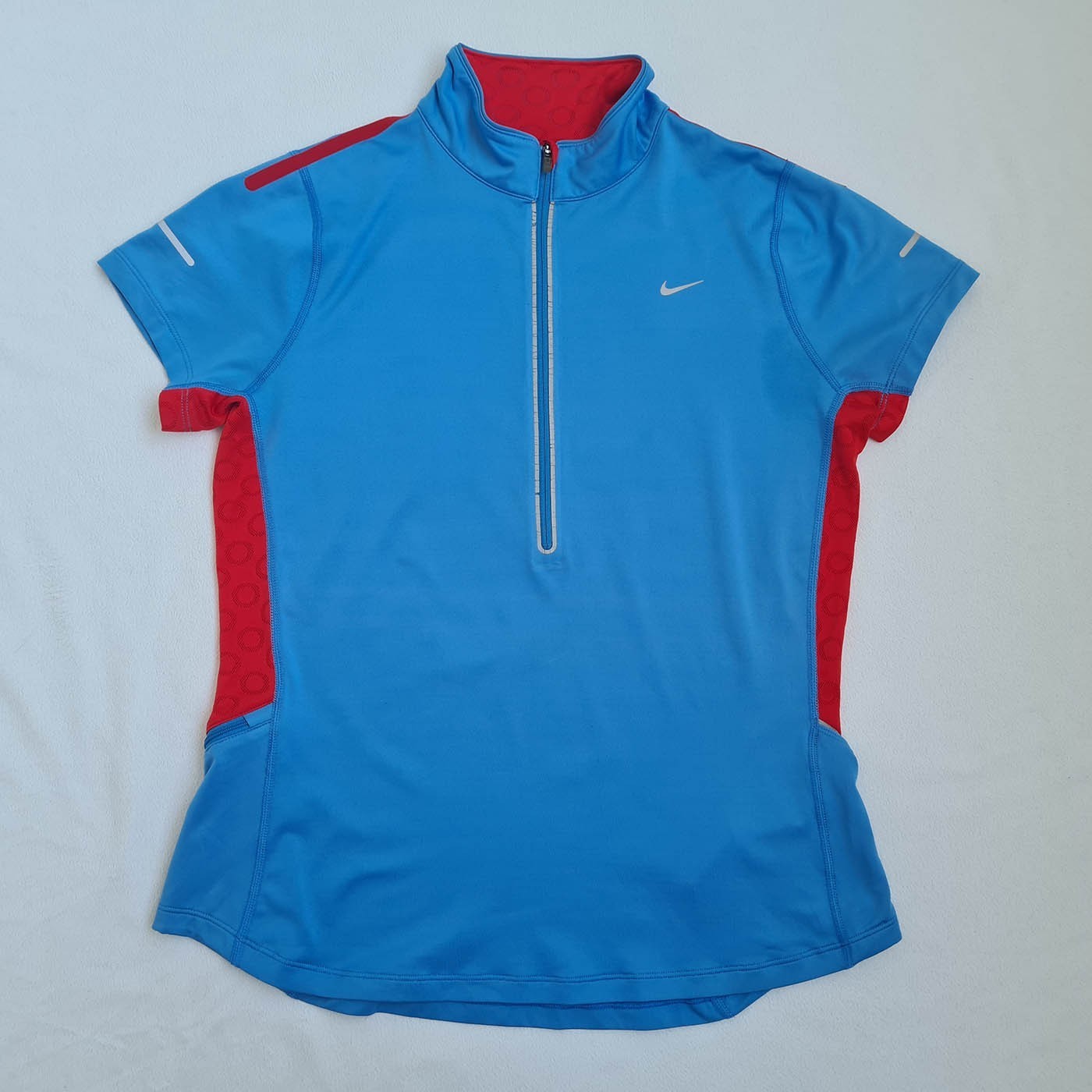 NIke Dri-Fit Mujer 1/4 Cremallera Ropa Activa Camiseta Talla L Correr...
