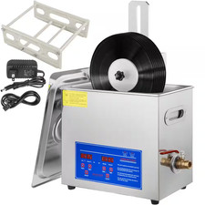 Ultrasonic Machine 6L Ultrasonic Vinyl Cleaner 7-12 In. 8 Records Ultrasonic Vin