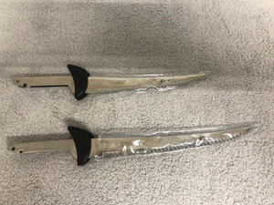 TWO  Sets Rapala Electric Fillet Knife Blades - NOS - 6 1/2" + 8" Approx Sizes