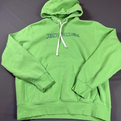 Y2K Nike ''Be Nice'' Green Pullover Hoodie Men's Size Small 