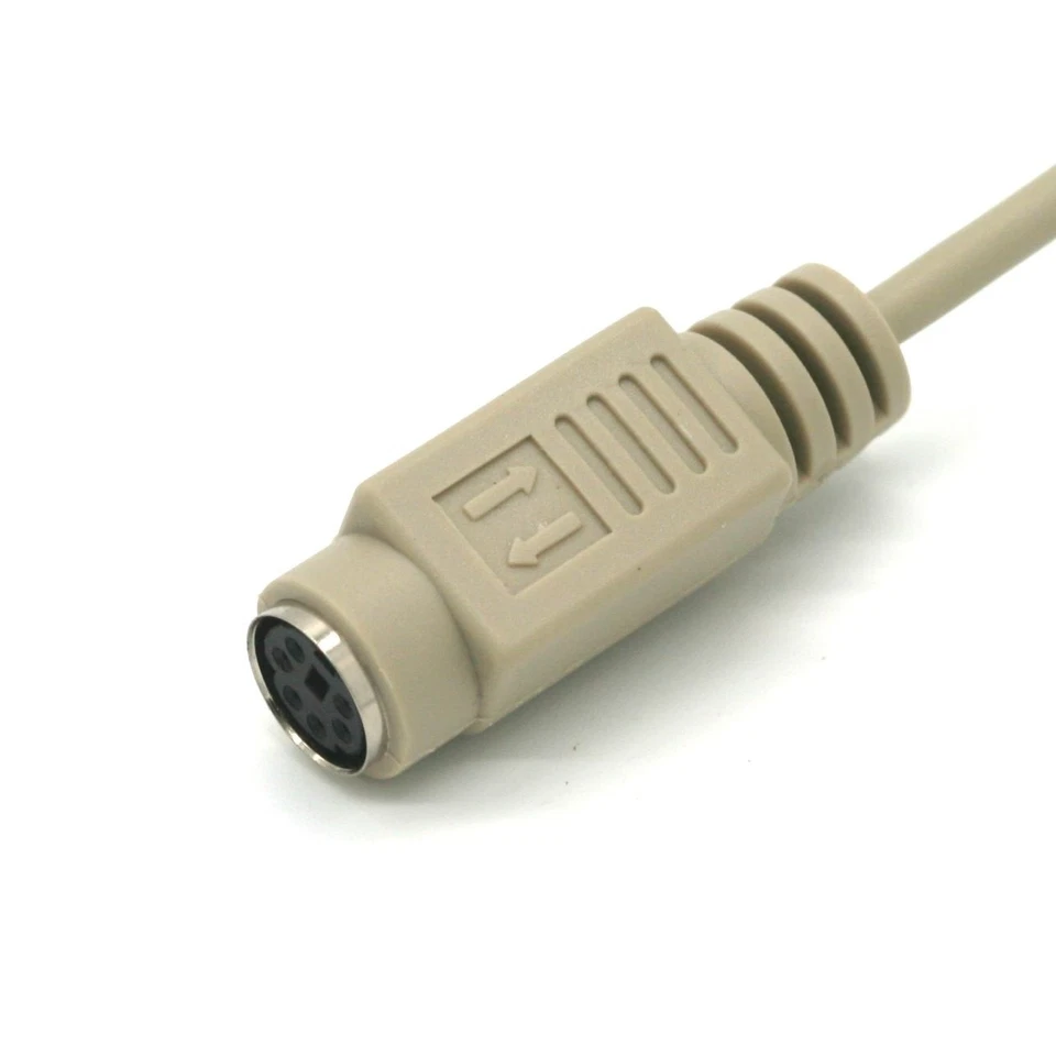 PS2-F Mouse to DB9-F Serial Port Adapter Cable 5 Inch - Image 3 of 4