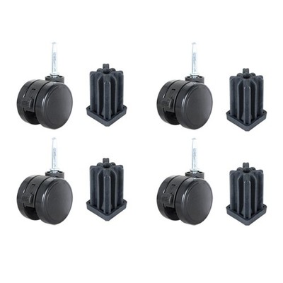 4 Pack Gas Grills Replacement Caster Wheel Weber Grills Plastic For Spirit Grill