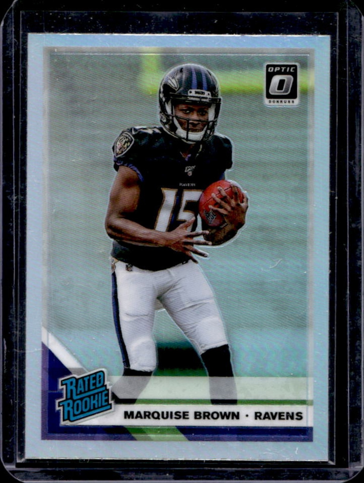 2019 Donruss Optic Marquise Brown Holo Rookie RC #162 Ravens