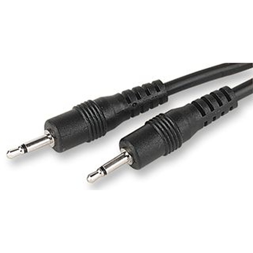 3m Mono Cable 2.5mm Male to 2.5mm Mono Jack Plug Audio Lead [006420]