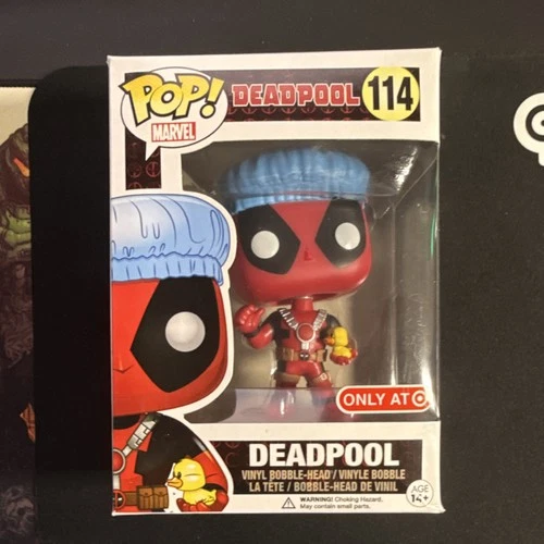 Funko Pop! Vinyl Marvel Deadpool Bath Time Figure Target Exclusive #114