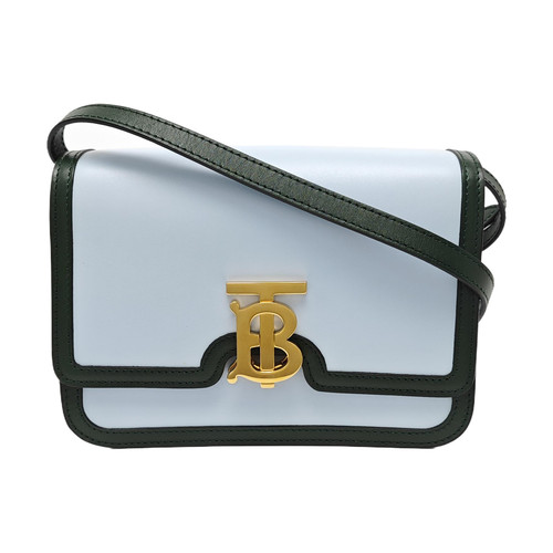 BURBERRY TB Crossbody bags Leather Blue Free Shipping | Duties Paid