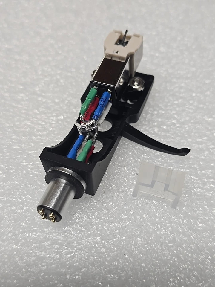 Cartucho Audio Technica AT3600L + Aguja Original + Logo NEGRO Technics HEADSHELL Foto 3 de 4