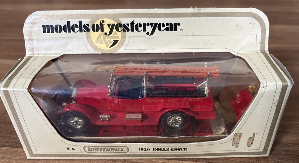 Matchbox Models of Yesteryear 1920 Rolls Royce Fire Engine Y-6 - Image 2 of 4