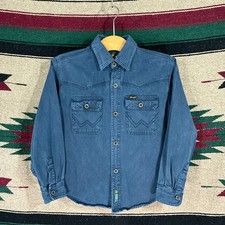 Vintage 70s Wrangler Blue Bell Denim Workwear Shirt - Women's Medium/Large