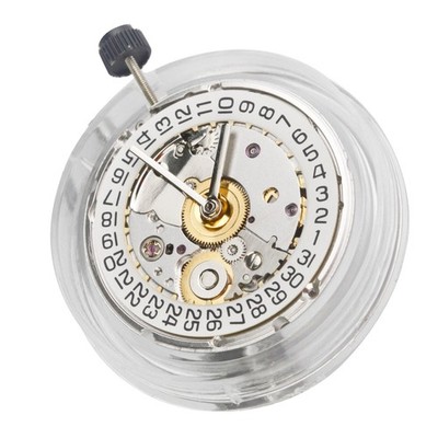 White Retro Clone 25 Jewels Automatic Watch Movement For ETA 2824 2824-2 B