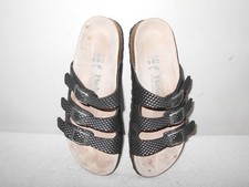 BIRKENSTOCK BETULA FLORIDA PEWTER DIAMOND PATTERN WOMENS USA 8 SANDALS