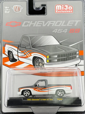 M2 MACHINES - GRAY/WHITE - 1992 CHEVY C1500 SS 454 - MIJO USA