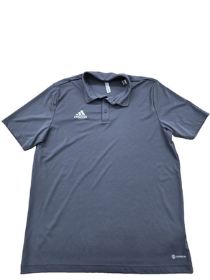 adidas Entrada 22 Herren L Poloshirt Grau AEROREADY Fußball