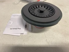 Franke 900-SLG Colorline Sink Strainer Flange In Slate Grey Finish