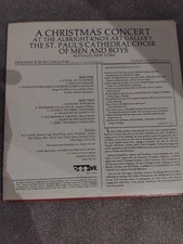 The St. Paul's Cathedral Choir of Men and Boys LP A Christmas Concert Albright