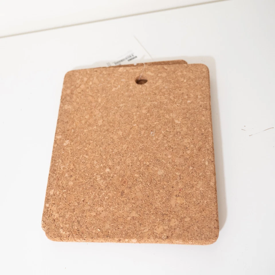 Set of 2 IKEA HEAT Trivet 105.211.70 Cork Pot Stand 9x7 / 8⅞x6½ Inch Rectangular - Image 4 of 4