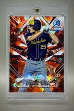 Brady Ebel 2025 Bowman Sapphire Selection #SS-9 Orange Refactor #/25 SP Brewers