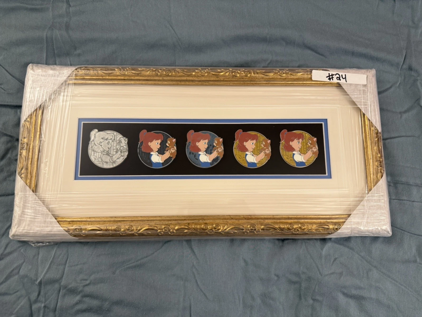 Disney WDI Jenny Oliver Pin Progression Framed Set NEW LE 5 D23 Expo 2019