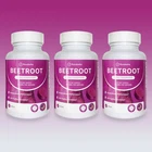 3PCS Rosabella Organic Beet Root 60 Capsules Natural Energy Boost Blood Pressure