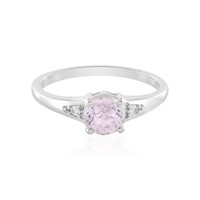 Cavill Kunzit Ring Damen Silber 925 Sterlingsilber Platin Rosa Zirkon