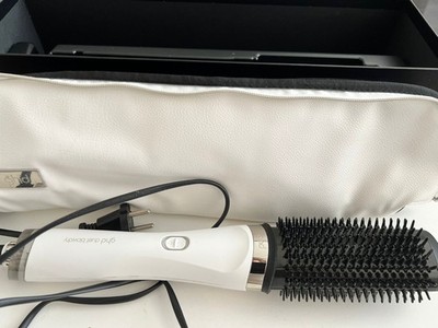 GHD Duet Style 2in1 Hair Dryer Brush Hot Air Styler in Weiss Original Gebraucht