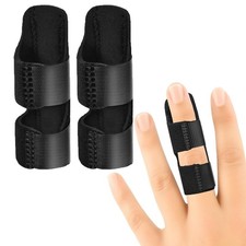 Finger Splint 2Pcs, Trigger Finger Splint Brace for Middle, Index- Ring Fingers