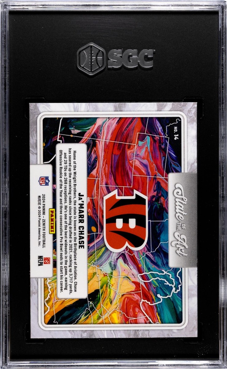 2024 Panini Zenith - State of the Art Ja'Marr Chase #14 for sale