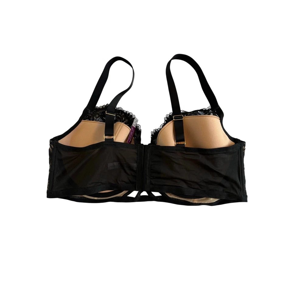 Sujetador clásico de encaje Adore Me nuevo con etiquetas Plus 44DDD Diara contorno balconette vanguardista Foto 2 de 4