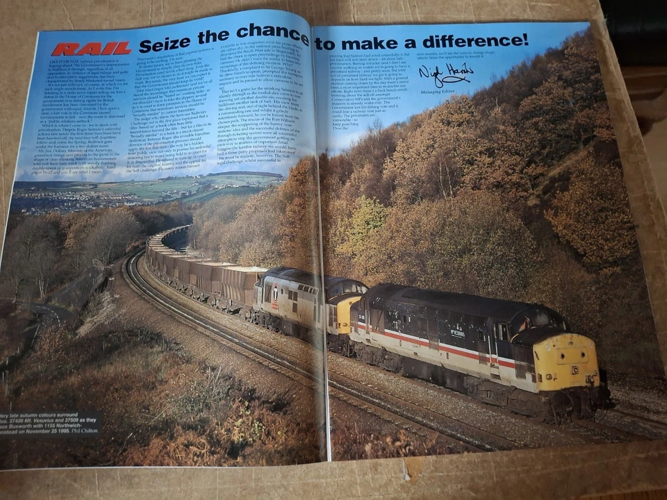 Rail magazine: No. 269: Jan03-16  1996 :WATERMAN RETURNS TO THE POP WORLD :(G) - Image 3 of 4