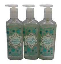 3 Bath & Body Works FRESH SPARKLING SNOW CREAMY LUXE HAND SOAP IMPERFECT