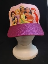 Disney Princess Little Girls Glitter Hat Pink. One Size Fits All.