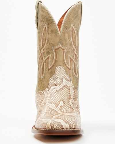 Dan Post Men's Exotic Python Western Boot - Broad Square Toe - DPS1135 - Picture 4 of 21